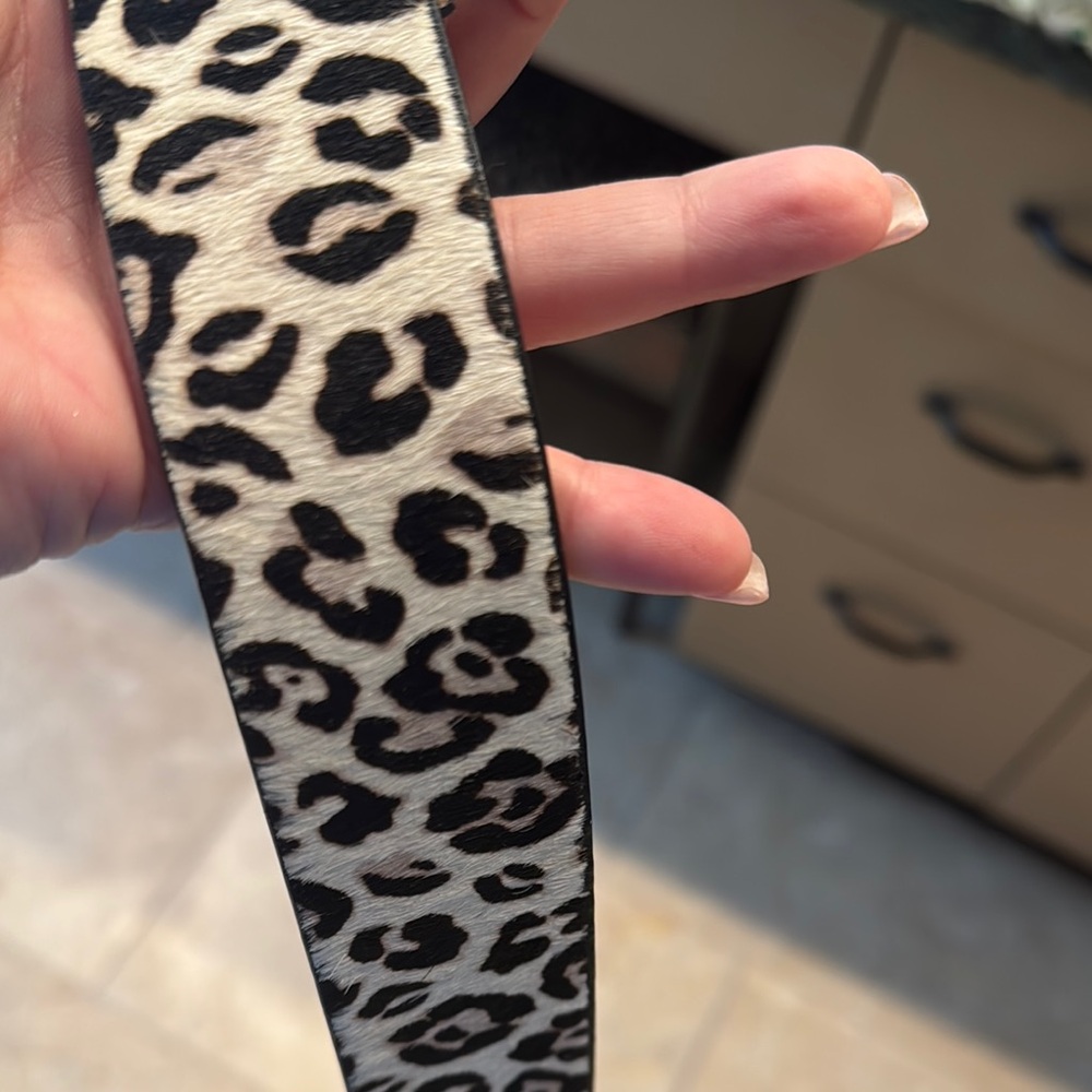 Leopard Print Women's Belt - Picture 6 of 6